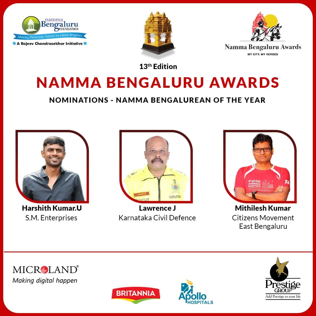 #NammaBengalurean of the Year Nomination for our founder Mithilesh Kumar